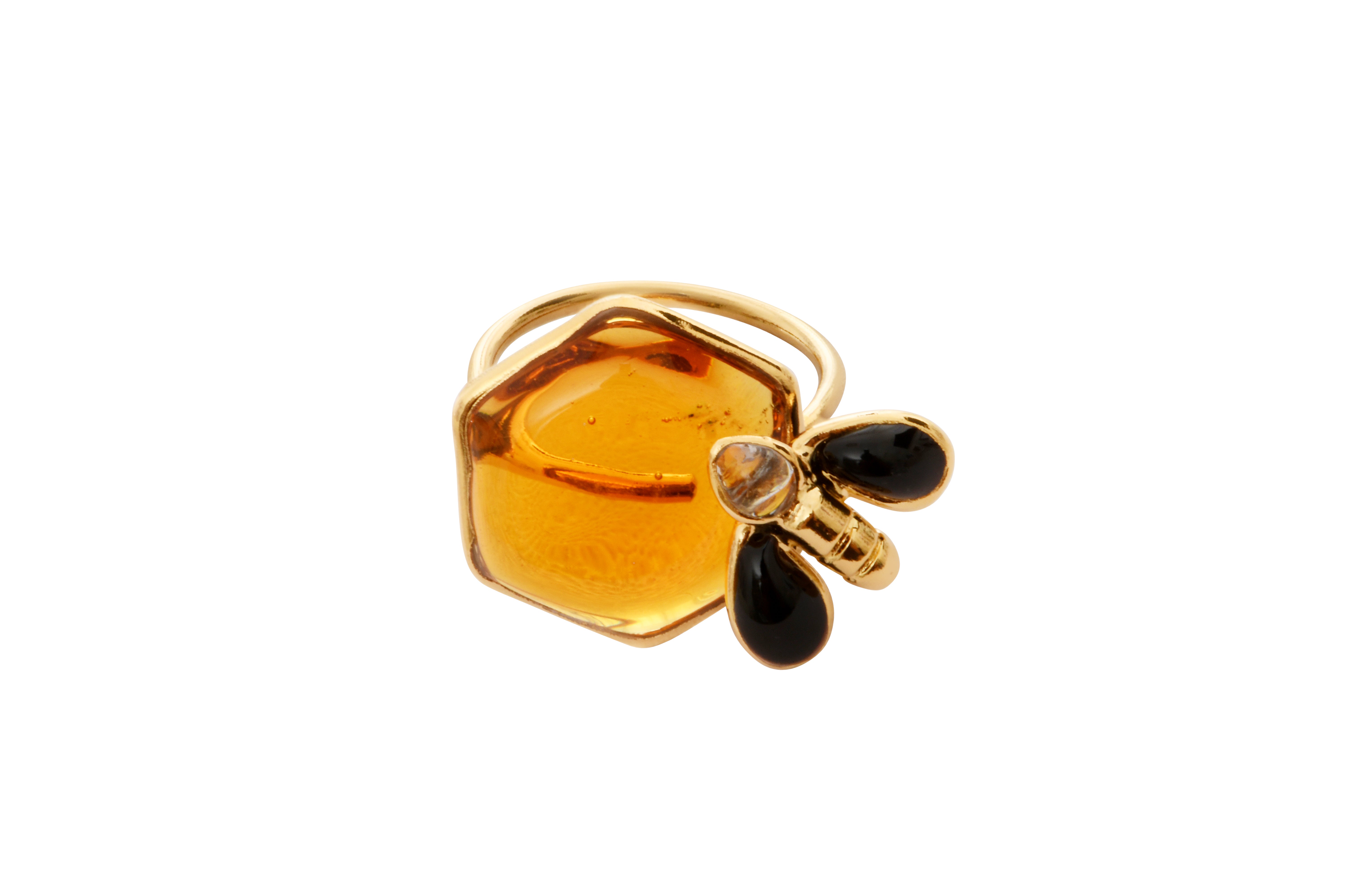 Honey Bee Big Small Adjustable Ring