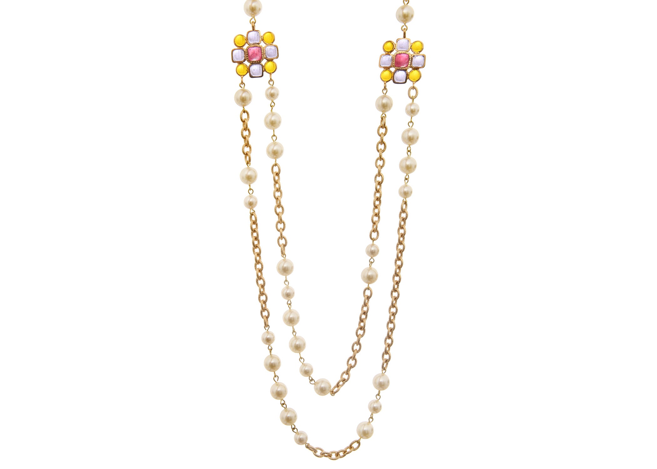 Dentelle Long Chain Necklace