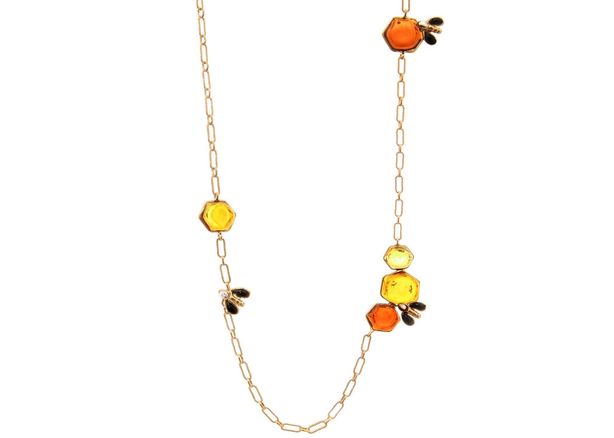 Honey Bee Long Nekclace