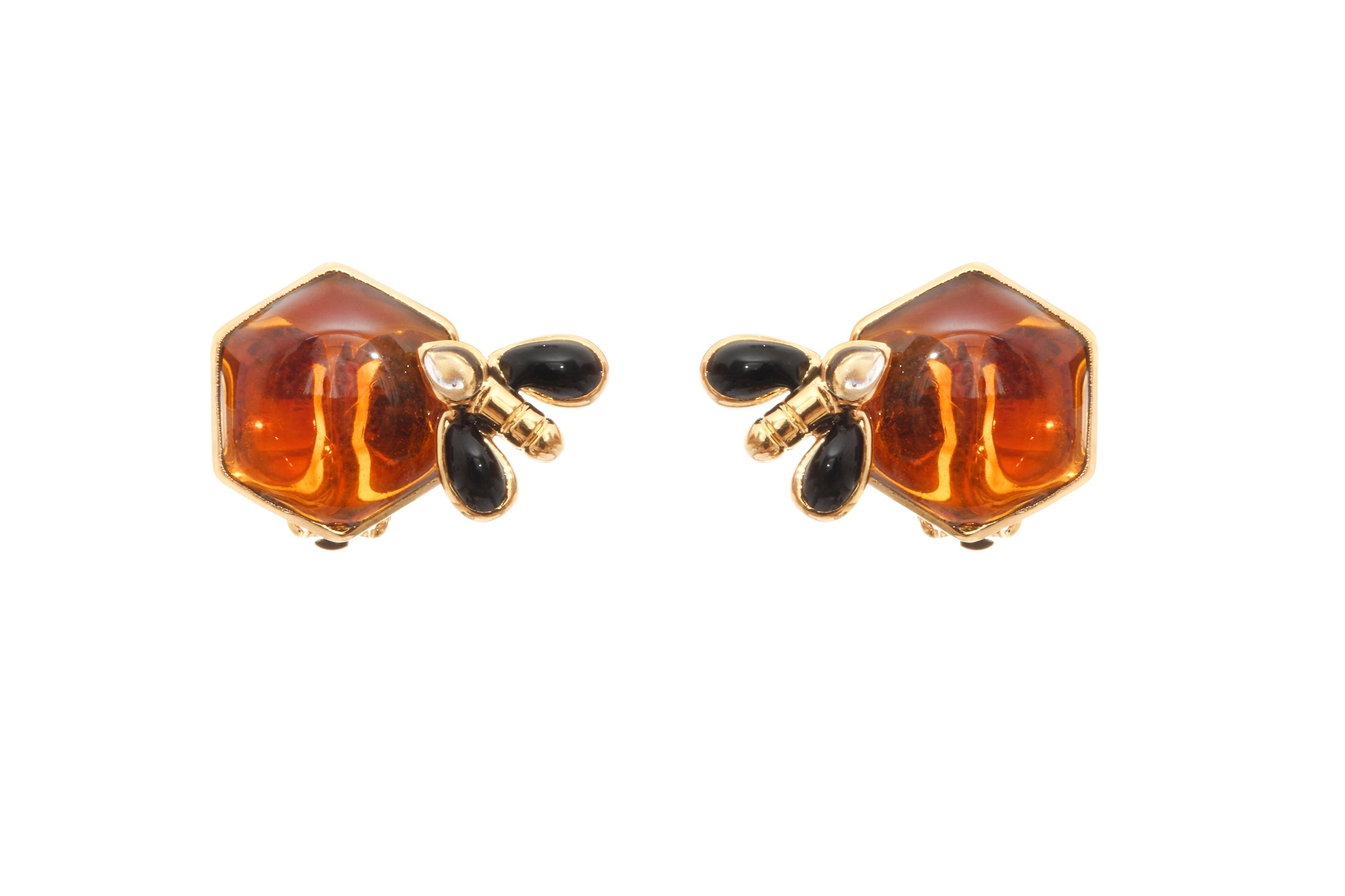 Honey Bee Medium Earrings