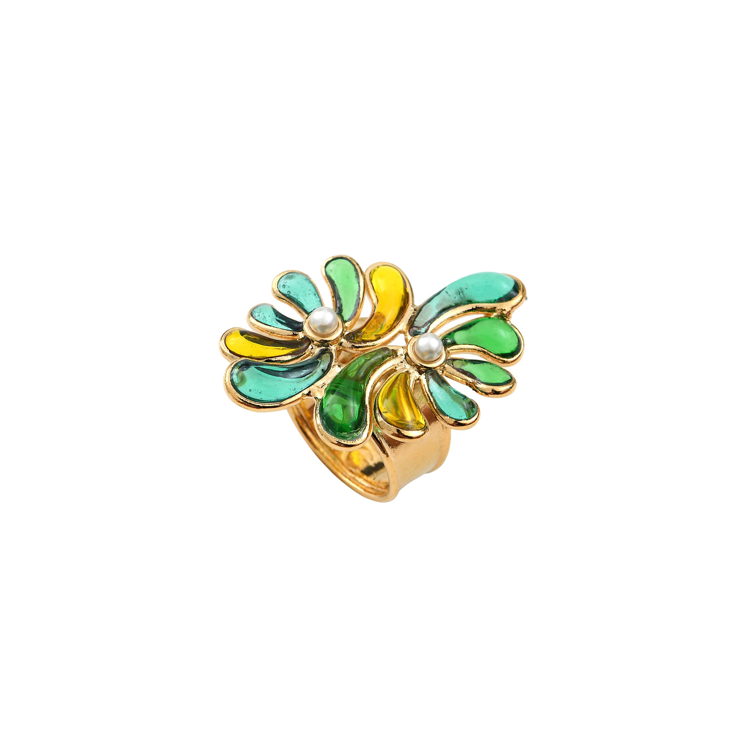 Sea Life Algue Adjustable Ring