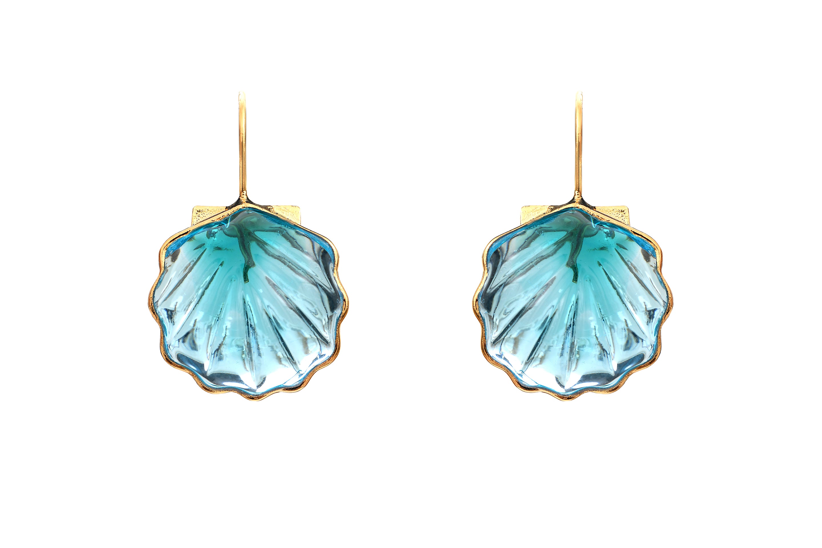 Sea Life Shell Pierced Earrings