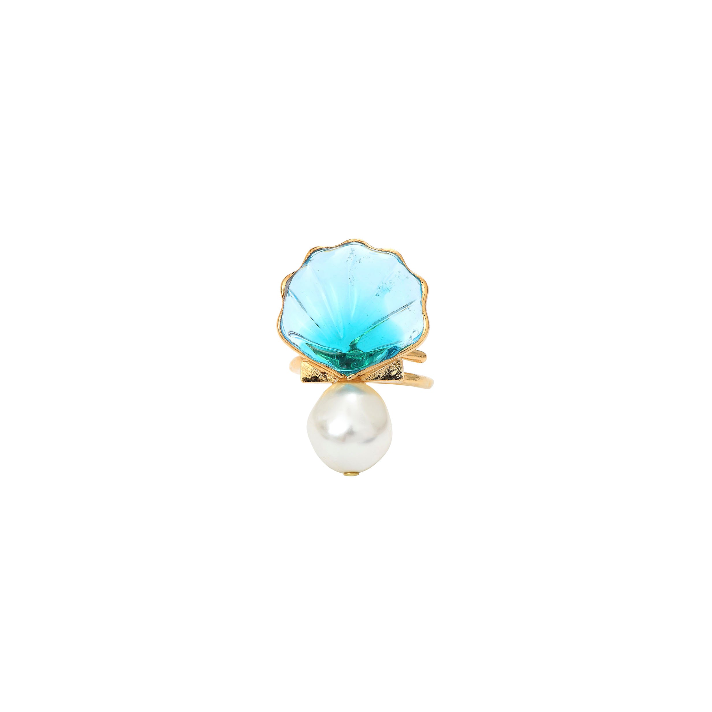 Sea Life Shell Adjustable Ring