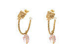 Back to Rome Cameo Pierced Earrings