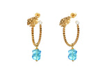 Back to Rome Cameo Pierced Earrings