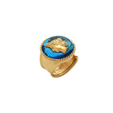 Back to Rome Adjustable Cameo Ring