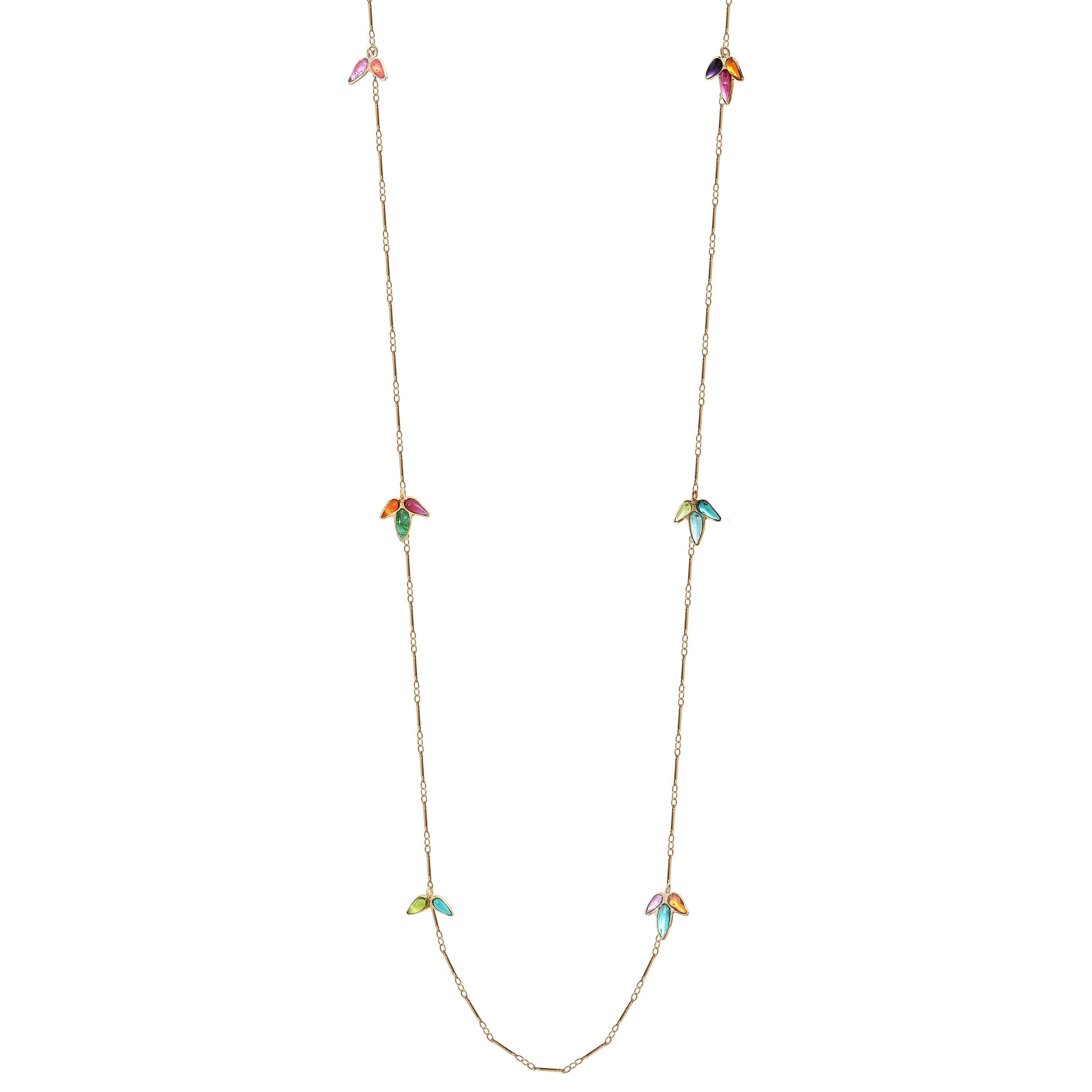 Bamboo Double Tour Long Necklace