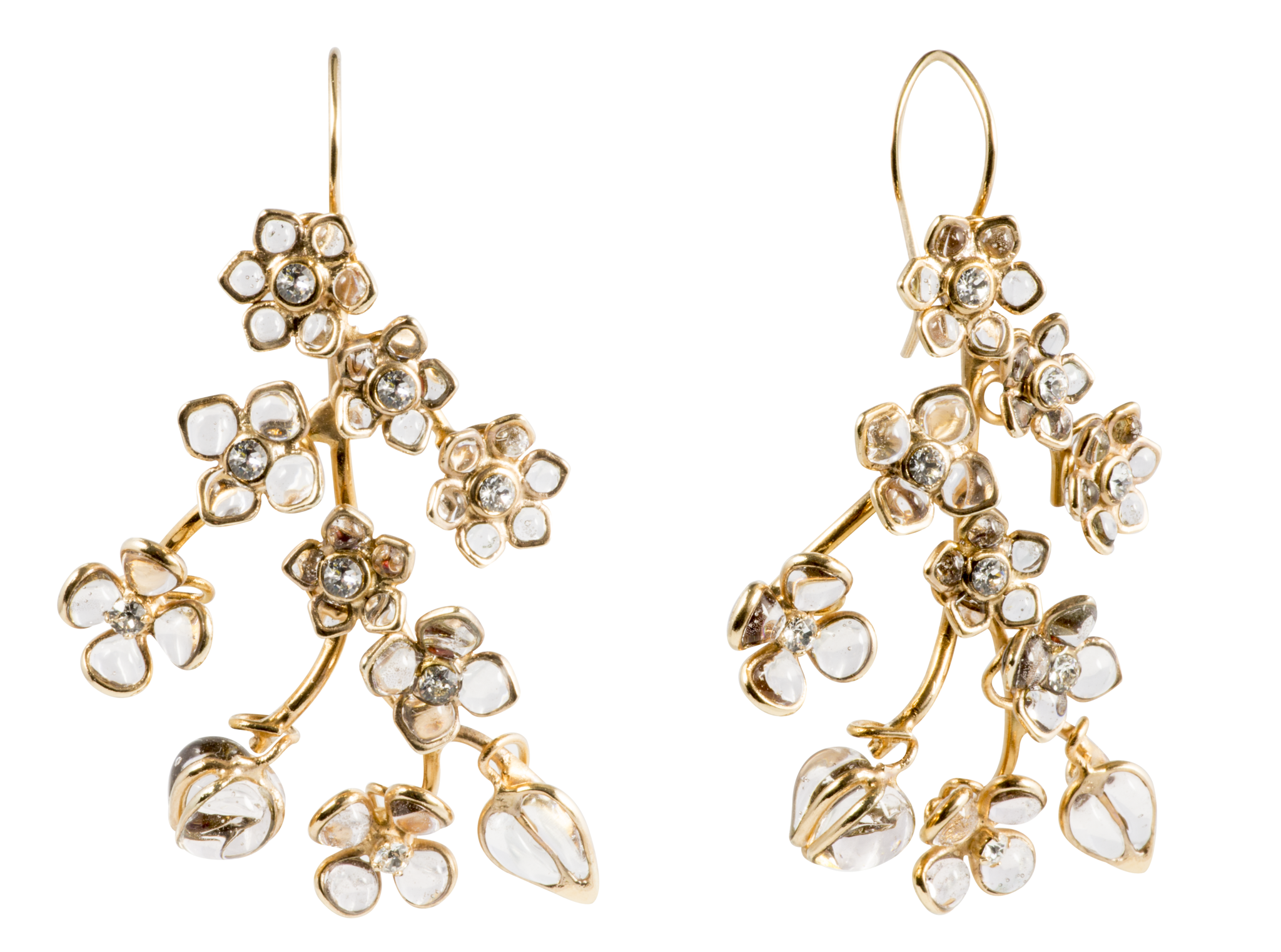 Glamour Pierced Drop Earrings