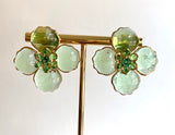 Poppy Flower Big Earrings