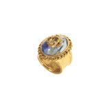 Azulejos Adjustable Signet Ring