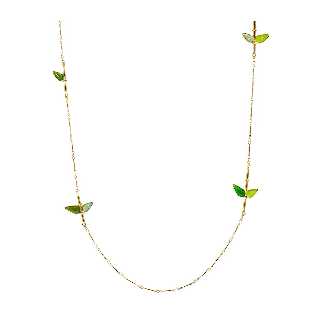 Bamboo Long Necklace