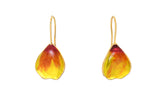 Pop Glamour Pierced Petal Shape Earrings