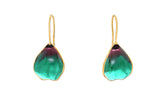 Pop Glamour Pierced Petal Shape Earrings