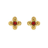 Byzantine Shell Clip Earrings