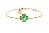 Big Clover Chain Bracelet