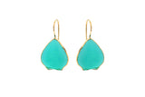 Pop Glamour Pierced Petal Shape Earrings