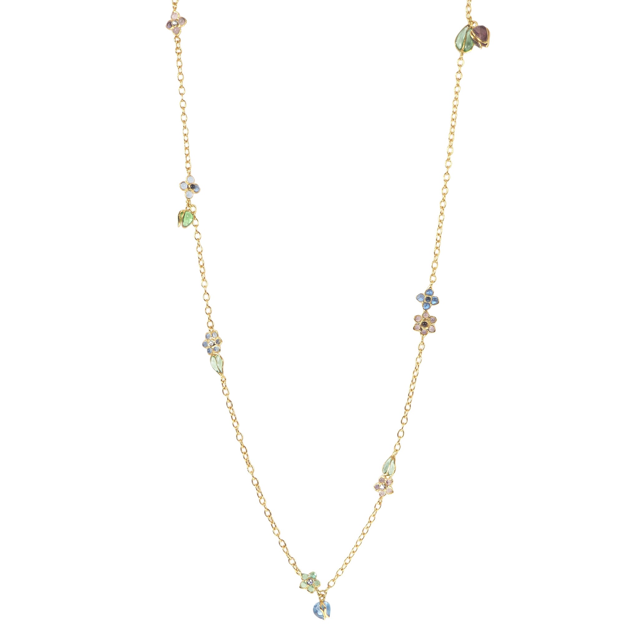 Glamour Long Chain Necklace