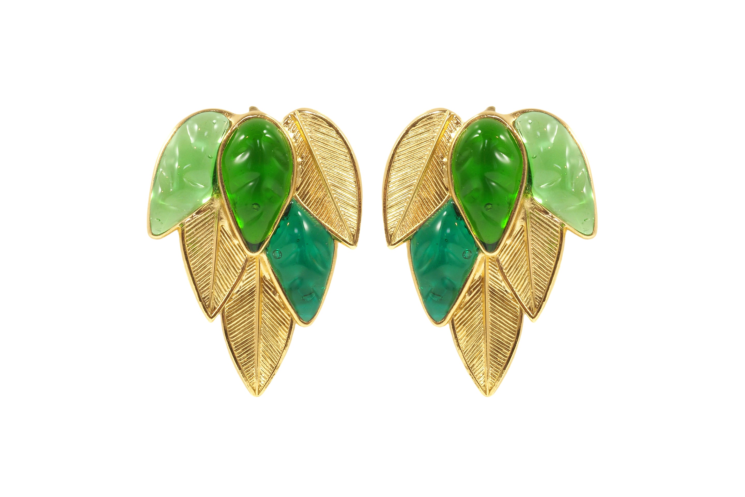 Under the Palms Big Pierced Earrings
