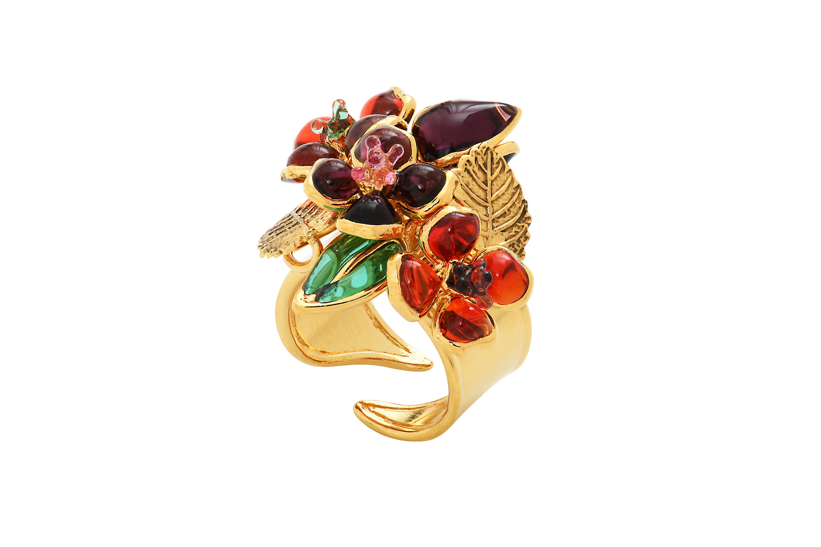 Pop Glamour Adjustable Bouquet Ring