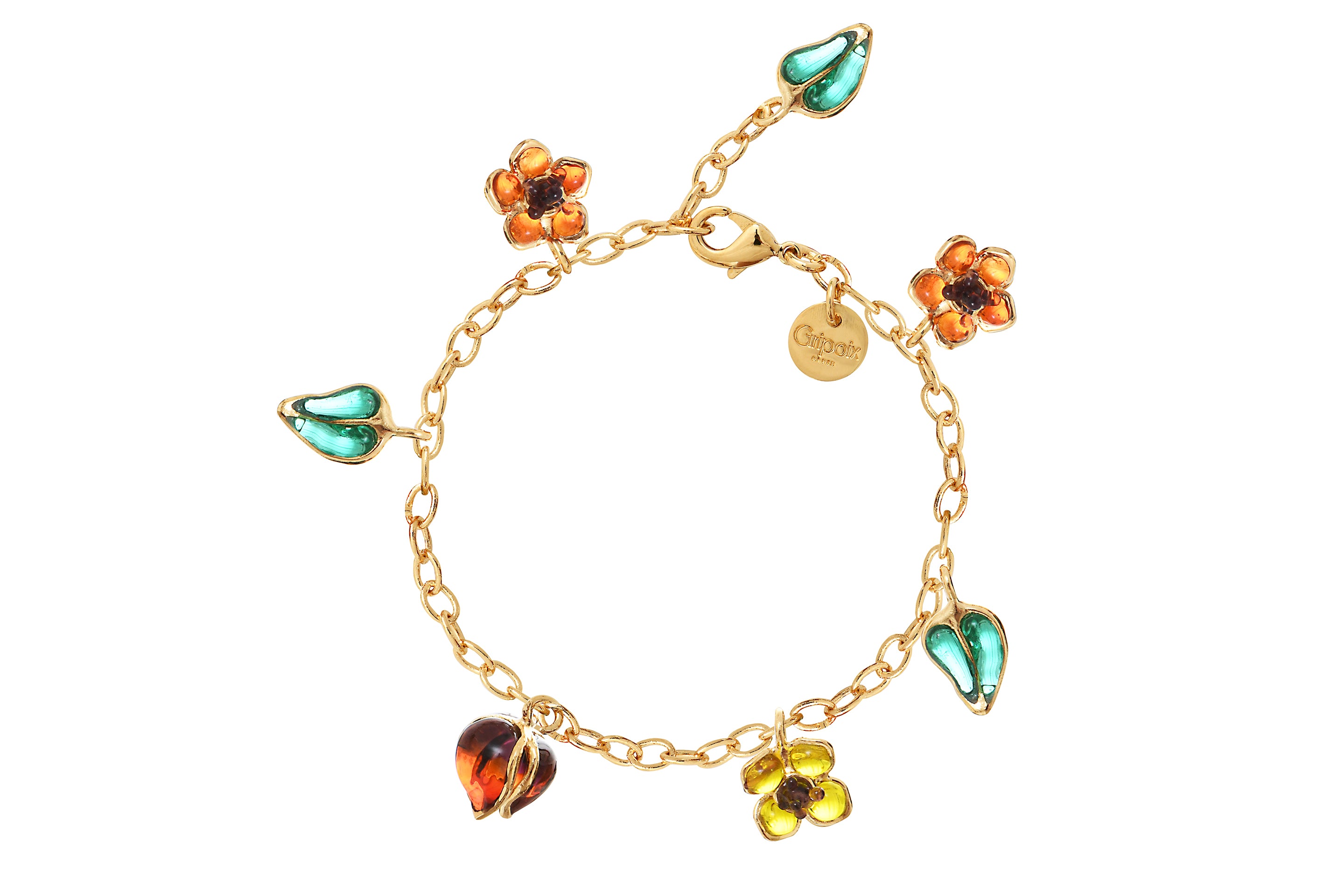 Pop Glamour Adjustable Charm Bracelet