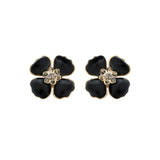 Poppy Flower Big Earrings