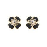 Poppy Flower Small Earrings