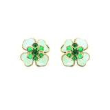 Poppy Flower Small Earrings