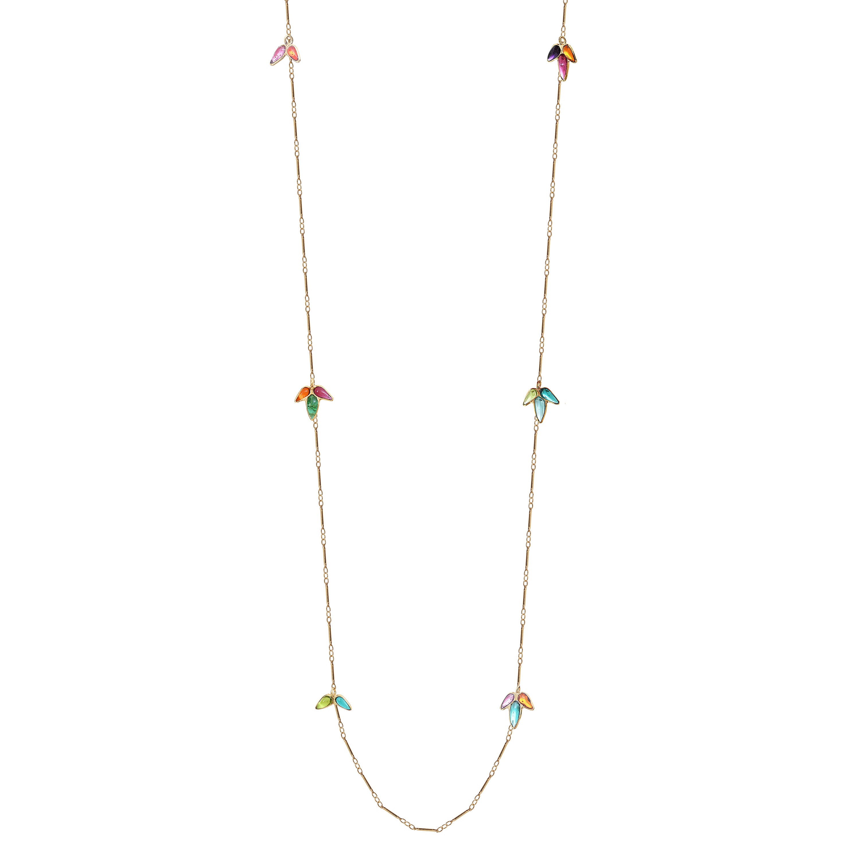 Bamboo Double Tour Long Necklace