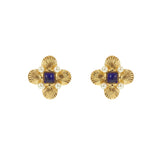 Byzantine Shell Clip Earrings