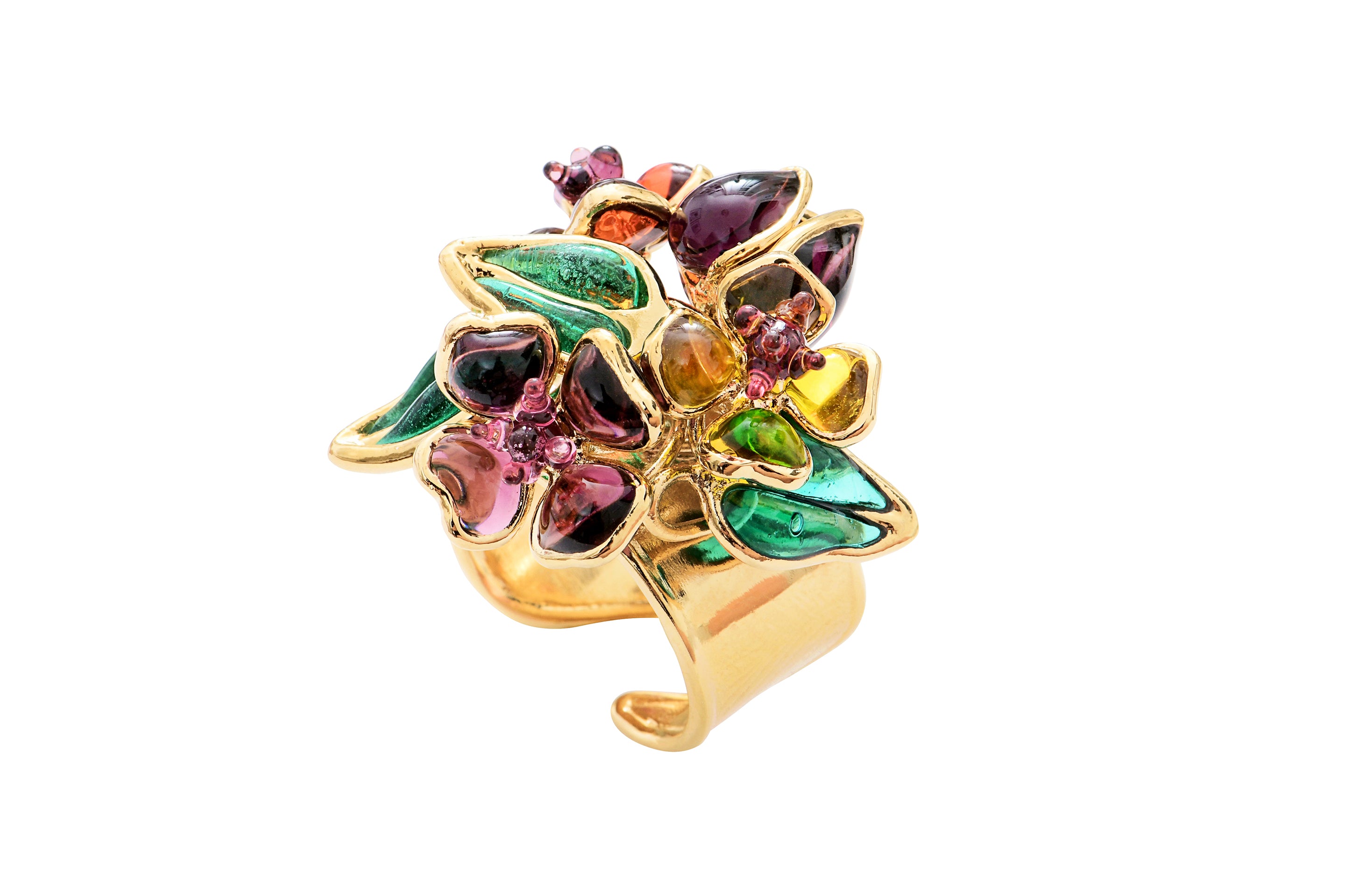 Pop Glamour Adjustable Bouquet Ring