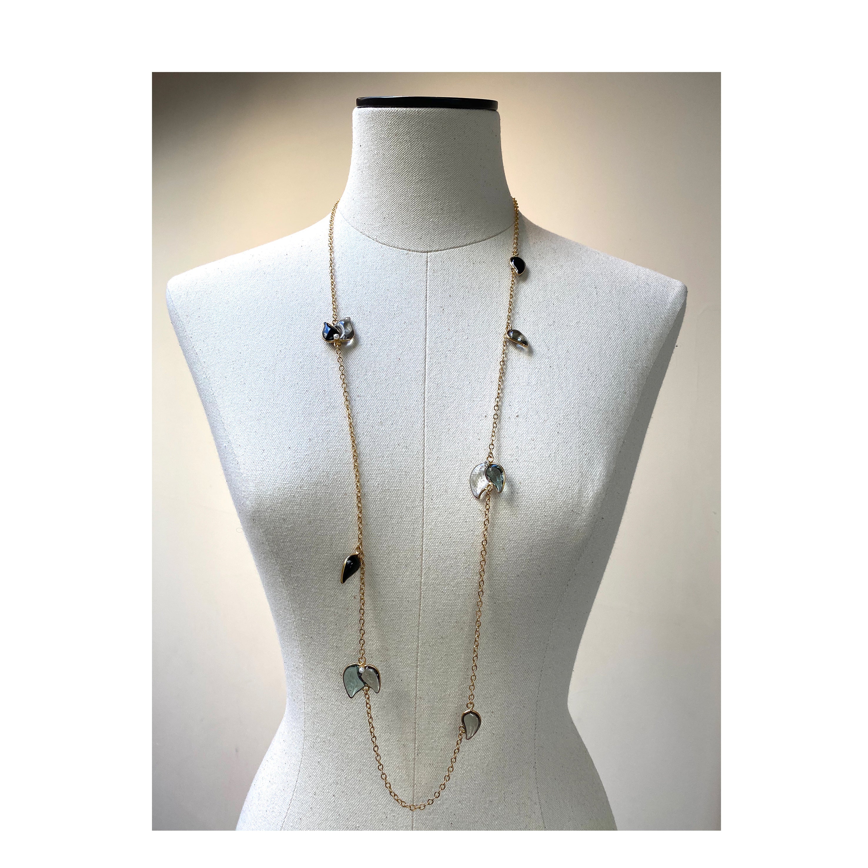 Seaflower long necklace